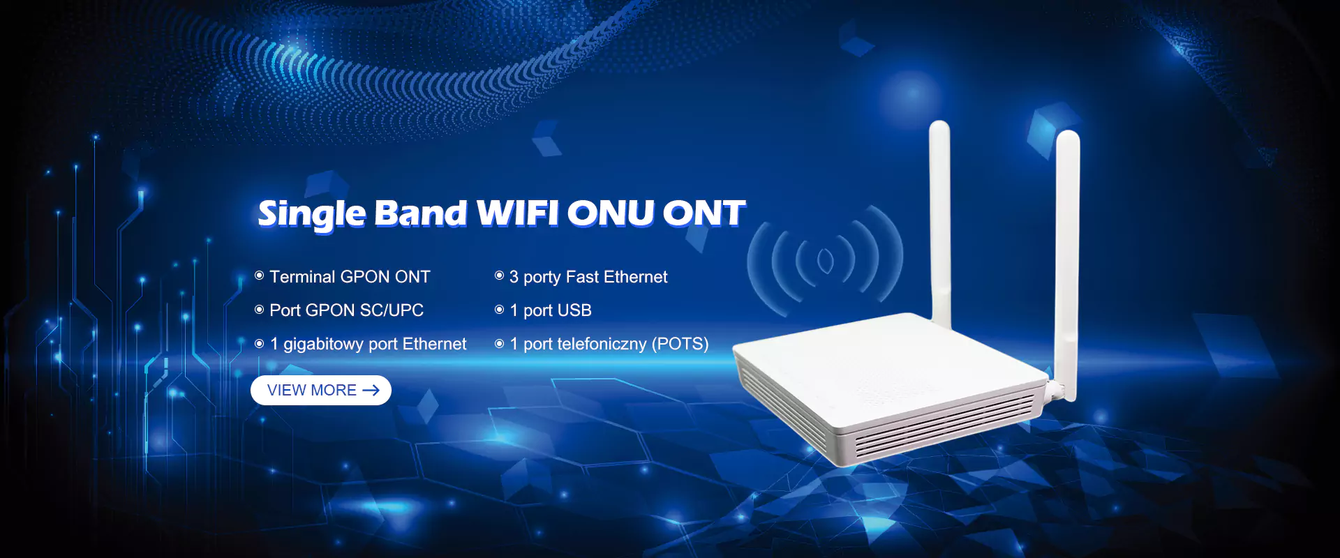 Добавувач на единечен опсег WiFi Onu Onu